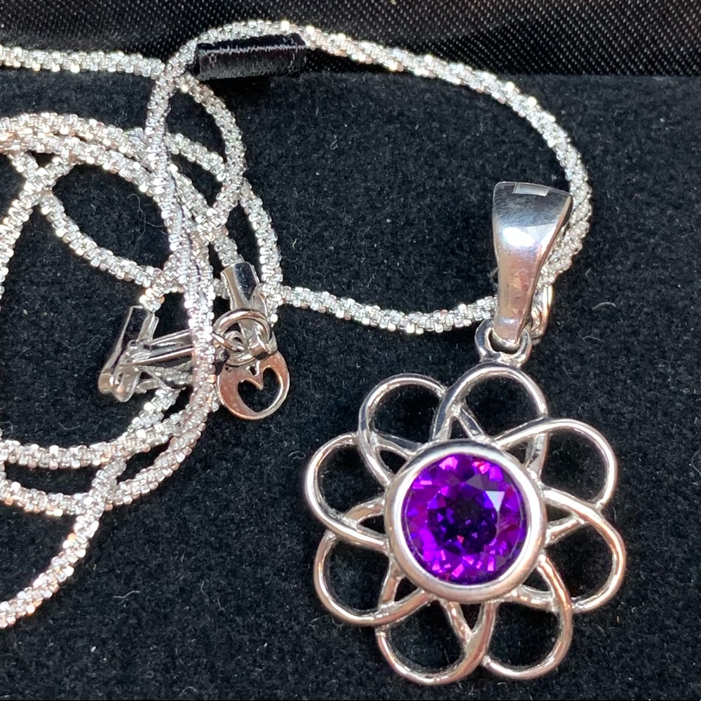 💜Genuine African Amethyst Pendant💜